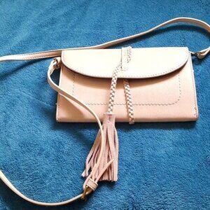  Free People Beige Francesca Envelope Crossbody Handbag